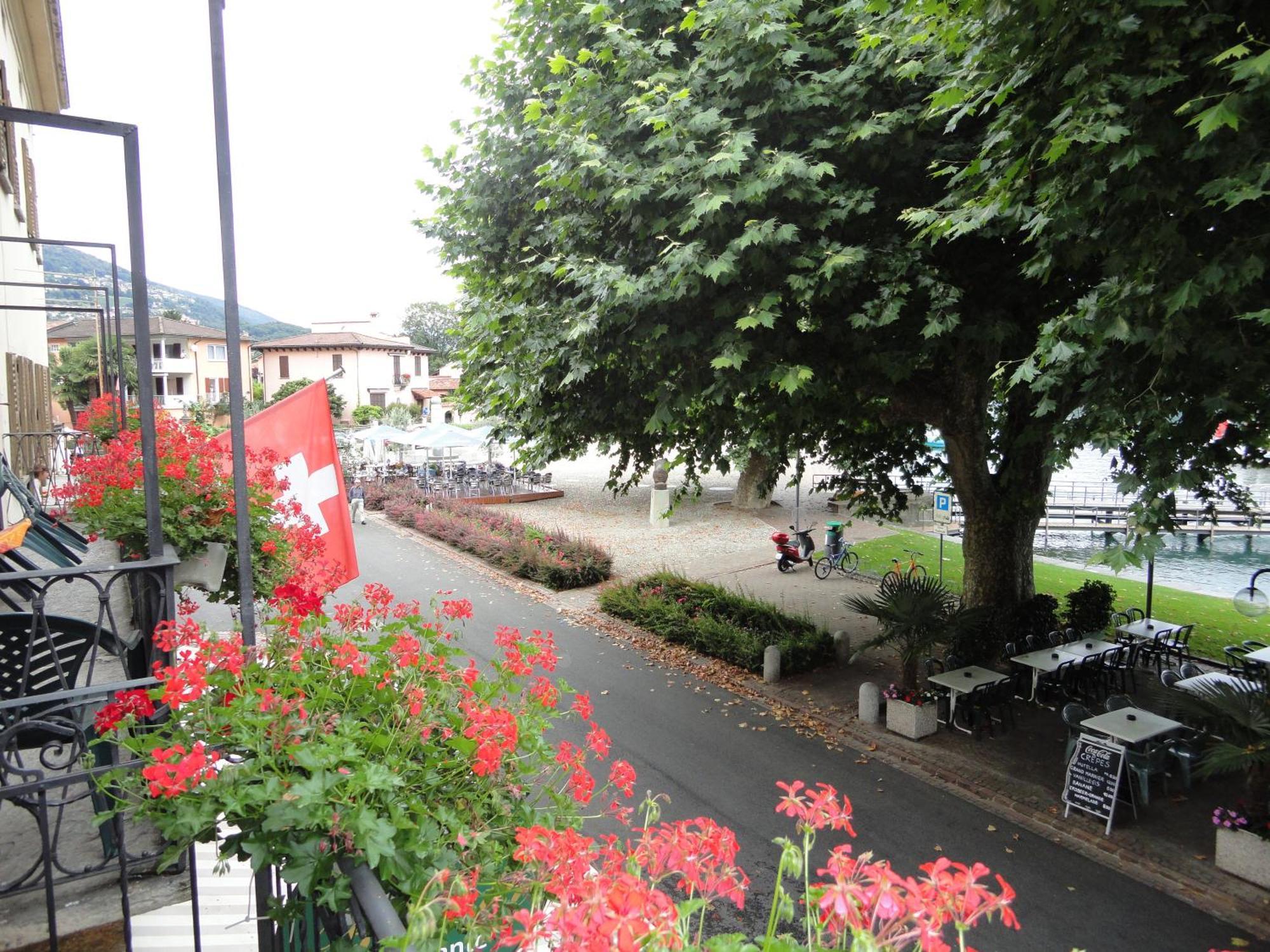 Osteria Battello Hotel Caslano Ngoại thất bức ảnh